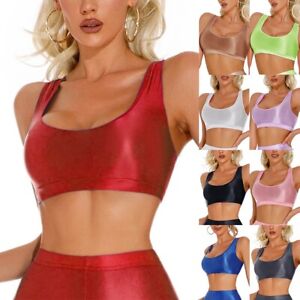 Hot Stylish Tops T-Shirts Crop Top Vest For Home For Sports Sexy Women
