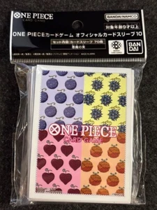 ONE PIECE Card Game Official Card Sleeves Vol. 10 70 Sleeves devil fruit - Picture 1 of 1
