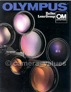 Olympus Zuiko Lens Range Sales Brochure 1981. More Photo Books & Manuals Listed - Picture 1 of 3