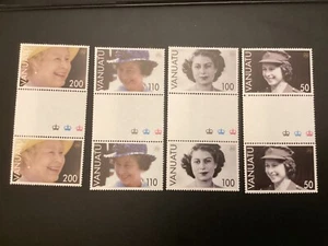 ICOLLECTZONE Vanuatu 880-883 XF NH gutter pairs - Picture 1 of 1