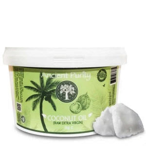 COCONUT OIL Extra Virgin 1kg | Raw Living | Hair Skin Heart Brain | Healthy Fat - Picture 1 of 9