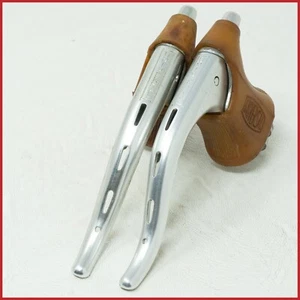 NOS UNIVERSAL 77 BRAKE LEVERS VINTAGE 70s ROAD RACING BIKE BICYCLE EROICA OLD - Picture 1 of 5