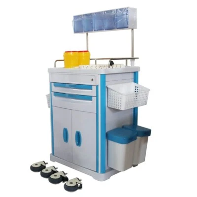 Carro de medicamentos móvil carro de medicamentos anestesia carro de emergencia nuevo Foto 1 de 4