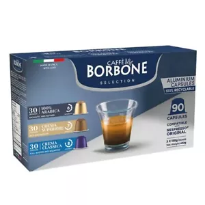 Caffè Borbone Nespresso Compatible Variety Pack 90 Capsules Italian Espresso Pod - Picture 1 of 5