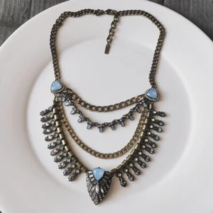 22" New Baublebar Collar Statement Necklace Gift Vintage Women Party Jewelry - Picture 1 of 3