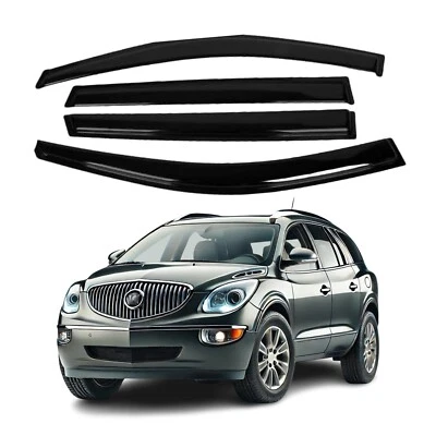 Se adapta a Buick Enclave 2008-2017 ventana lateral ventilación visera sol lluvia deflector protector Foto 1 de 4