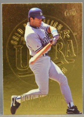 1996 Ultra Gold Medallion Eric Karros MLB Trading Card #220 Los Angeles Dodgers - Image 1 of 2