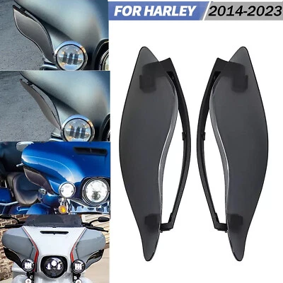 Smoke Air Deflectors Fit For Harley Touring Street Glide Ultra Limited 2014-2023 Foto 1 de 4