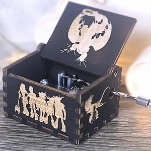 How to Train your Dragon Music Box Toothless Wooden Manual Crank Handmade V.2 - Picture 1 of 9