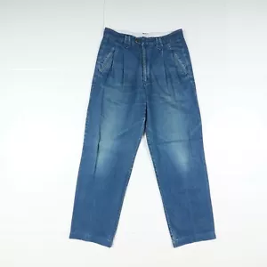 Jeans Valentino Gebraucht (Cod.Y2349) W33 L Vita Hoch Herren Denim Made IN Italy - Bild 1 von 3