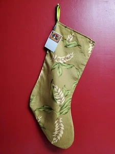 Medias de Navidad Hechas a Mano Completamente Forradas 20" Tropical Hawaiana Tela Reciclada - Imagen 1 de 8