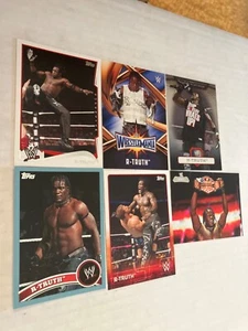R-truth Ron killings 6 wrestling cards (2011 made blue card)born in charlotte NC - Picture 1 of 1
