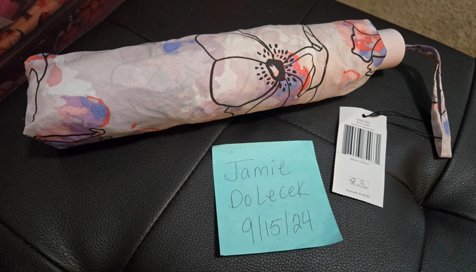 Paraguas floral rosa vera Bradley Foto 1 de 1