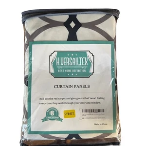H.VERSAILTEX 53"W x 63"H Light Blocking Blackout Thermal SET of 2 Curtains Drape - Picture 1 of 3
