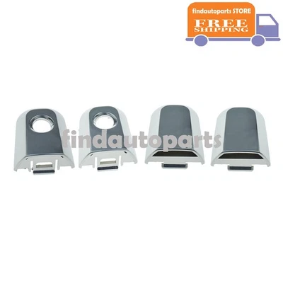 Juego de 4 tapas de manija de puerta delantera trasera cromadas para Mitsubishi Montero L200 2008-2015 Foto 1 de 4