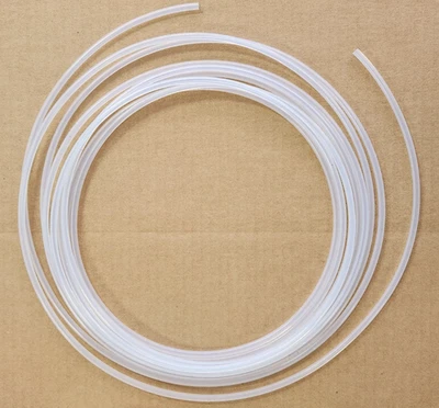 25 Pies - TUBO FEP Fanuc Teflón 1/8” ID x 15/64" OD x 1/16" Pared (3mm x 6mm) Foto 1 de 4