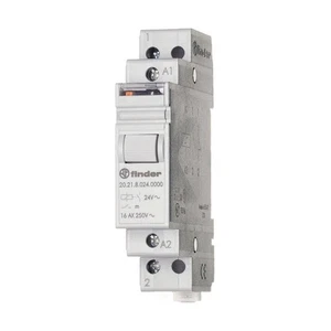 FINDER 20.21 Relè ad impulsi bistabile 12V DC con 1 contatto NA NC 16A 250V - Picture 1 of 1