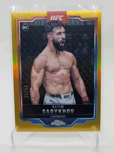 2025 Topps Chrome UFC Rookie #157 Nazim Sadykhov Gold 35/50 (RC) - Picture 1 of 3