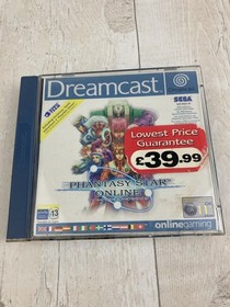 Vintage SEGA Dreamcast Phantasy Star Online In Case