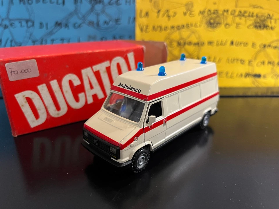 1/43 NZG 310 Fiat Ducato AMBULANCE ambulancia ambulanza ambulanz ambulanse samu - Immagine 1 di 1