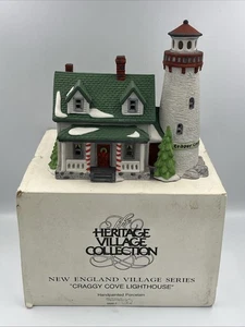 DEPT 56 CRAGGY COVE LIGHTHOUSE #5930-7 New England Village Series No Light Cord - Picture 1 of 8