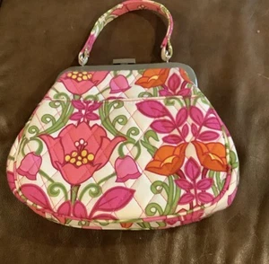Vera Bradley LILLI BELL Mini Frizione Telaio con Manico (132ia) - Foto 1 di 7