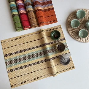 Woven Table Placemats with Anti Slip Design Perfect for Any Meal Setting - Picture 1 of 12