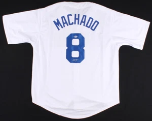 Manny Machado Signed Los Angeles Dodgers Jersey / 3×All-Star 3B (Beckett COA) - Picture 1 of 6