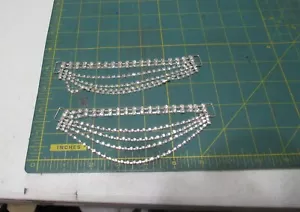 Connettori Bikini Cristallo Strass Catena Metallo Per BIKINI DA COMPETIZIONE - Foto 1 di 2