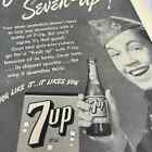 1946 7-up Soda Śniadanie Komiks 4,5x12 Vintage Magazyn Reklama FL6-6