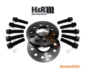 H&R TRAK+ placas de carril negras 30mm/eje ABE para Skoda Superb II 3T4 (2008-2015) - Imagen 1 de 4