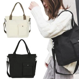 Women's Large Travel Shopping Bag Purse Handbag Ladies Tote Shoulder Cloth - Picture 1 of 8