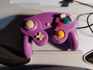 Wired for Nintendo GameCube NGC Controller Gamepad GC WII - PURPLE - Picture 1 of 8