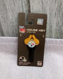 Schlüsselrohling Pittsburgh Steelers offiziell lizenziert Football Team Haus SC1 68 - Bild 1 von 16