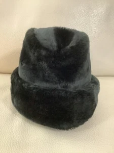 Vintage Faux Fur Winter Hat Cap Russian Style Adult Large Trapper Made In USA - Picture 1 of 8