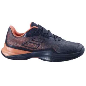 Babolat Jet Mach 3 All Court Tennis Shoes Women Size 7 US BLACK / LIVING CORAL - Picture 1 of 5