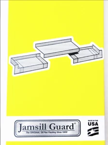 Jamsill Guard 4 9/16 Up To 78" Door Window Pan Flashing Made in USA 54"x5.5"x2" - Picture 1 of 8