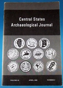 Central States Archaeological Journal Publication Indian Arrowheads Book - Picture 1 of 10