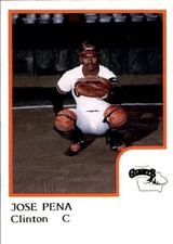 1986 Clinton Giants ProCards #19 Jose Pena Dominican Republic DR Baseball Card