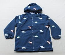 Holly & Beau Boys Dinosaur Color Changing Raincoat AK1 Blue Size 5-6 NWT