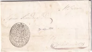 JJ413-SICILY-DEPUTATION SANITARIA DI TERME 1841 - Picture 1 of 1