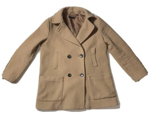 Preowned- Uniqlo Double Breasted Peacoat Womens (Size L) - Picture 1 of 7