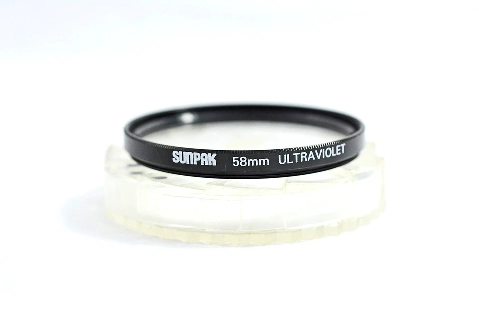 SUNPAK 58MM UV HAZE CAMERA LENS FILTER (MINT) - Image 1 of 1
