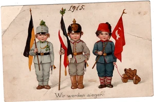BAYERN Bildkarte "Wir werden siegen" als Fp-Karte Milit. Eisenbahndir. 1 n TÖSS - Picture 1 of 1