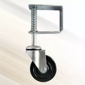 4 Inch Shock Absorbing Door Wheel Gate Caster Spring Loaded Shopping - Picture 1 of 11