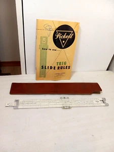 REGLA DE CÁLCULO CONVERSIÓN PICKETT TRIG 903-T CON ESTUCHE DE CUERO Y LIBRO DE CÓMO USAR - Imagen 1 de 12