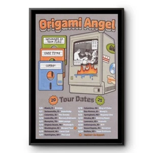 Origami Angel Tour Dates 2025 Poster - Wall Decor - Picture 1 of 5