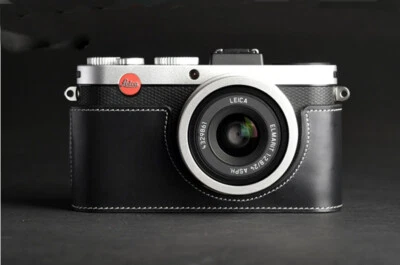 Funda de cuero genuino real para media cámara apta para Leica X-E tipo 102 X2 X1 Foto 1 de 4