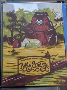 FOIL Billy Strings Poster Night 2 Huntsville Orion 10/24/25 - Travis Bone - 9/75 - Picture 1 of 6