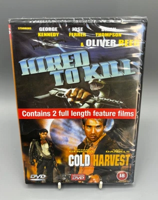 Hired To Kill & Cold Harvest (DVD) - 2 Full Feature Films - New Sealed Free P&P - Image 1 of 2